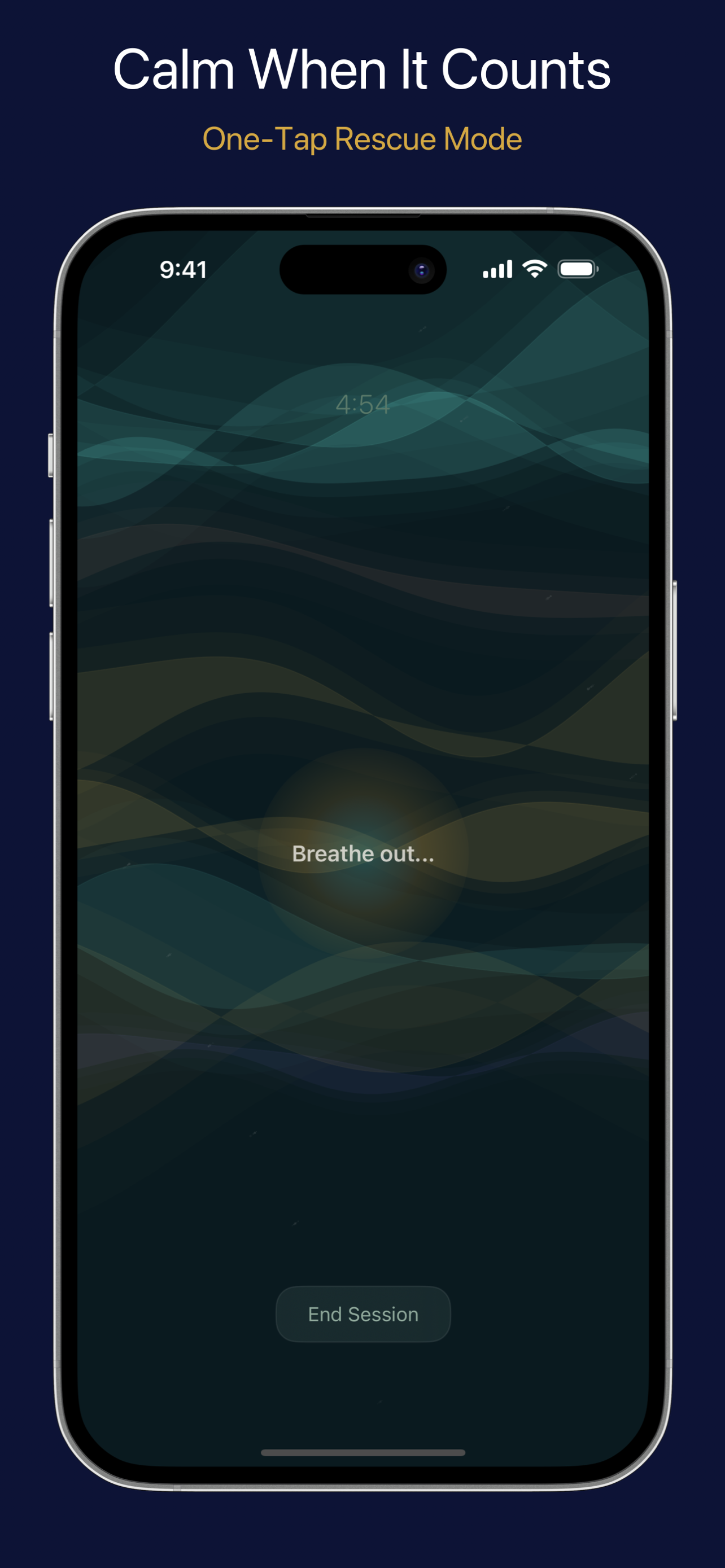 Rescue mode for instant calm